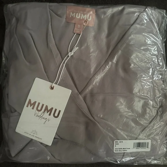 NWT4 Show Me Your Mumu Jess Ruffle Midi Dress - Picture 6 of 7